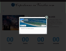 Tablet Screenshot of capodannoinversilia.com